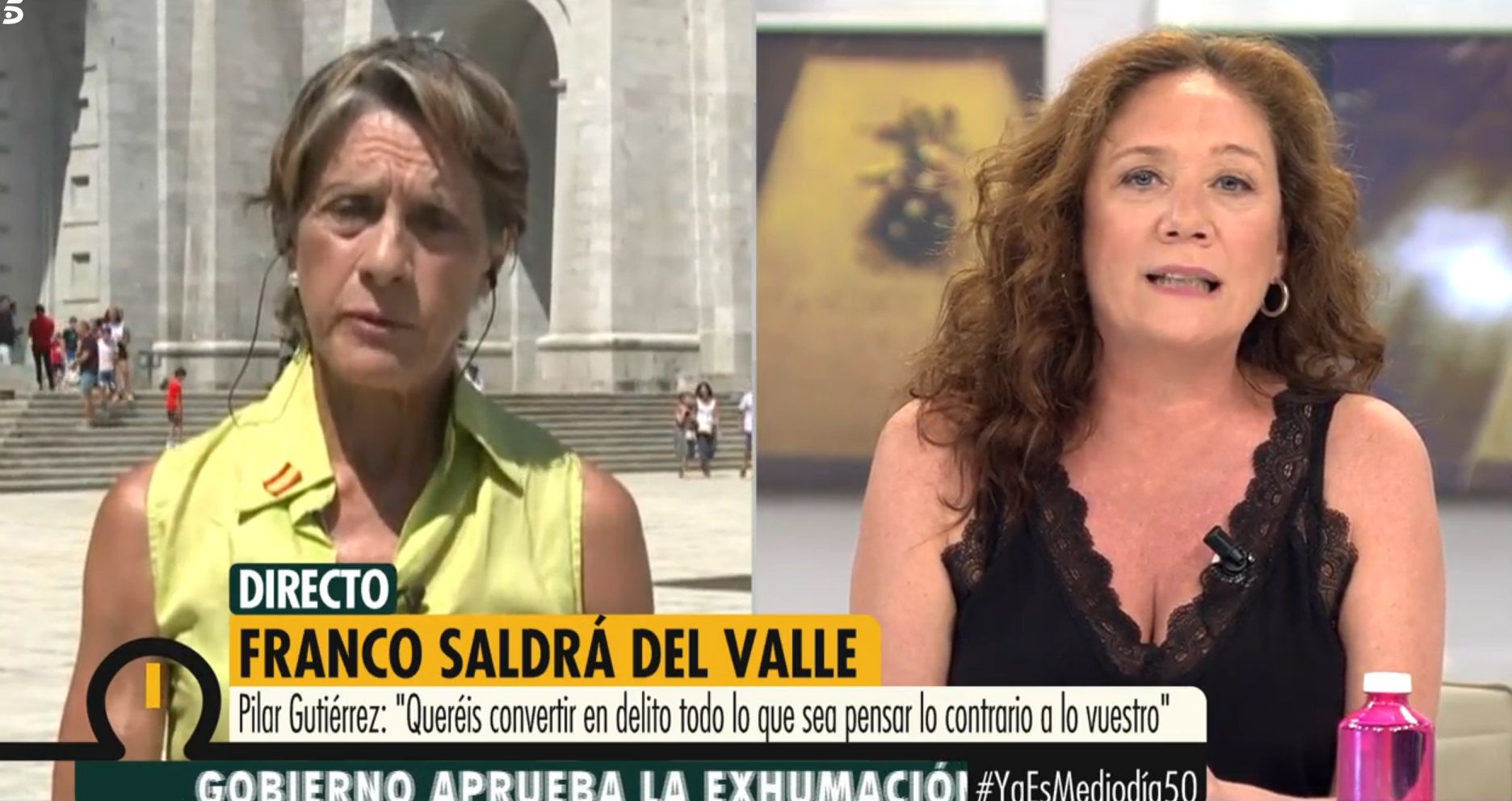 Pilar Gutiérrez y Cristina Fallarás enzarzadas en Telecinco 