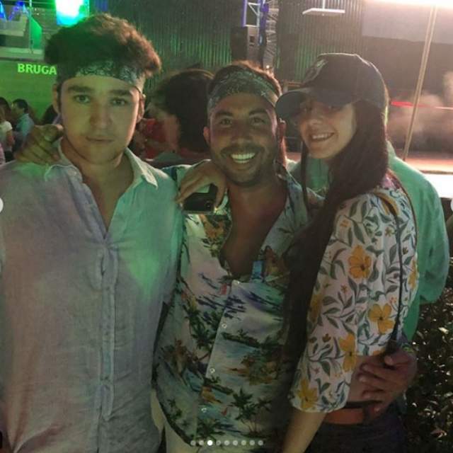 Froilán y Victoria Federica junto a Luis Torremocha - Instagram