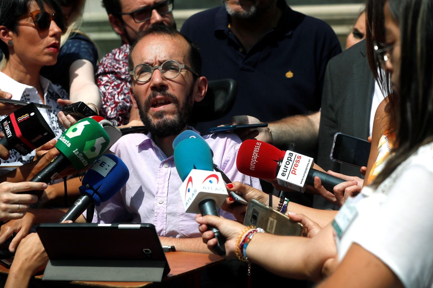 El secretario de Organización de Podemos, Pablo Echenique - EFE