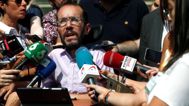 El secretario de Organización de Podemos, Pablo Echenique - EFE