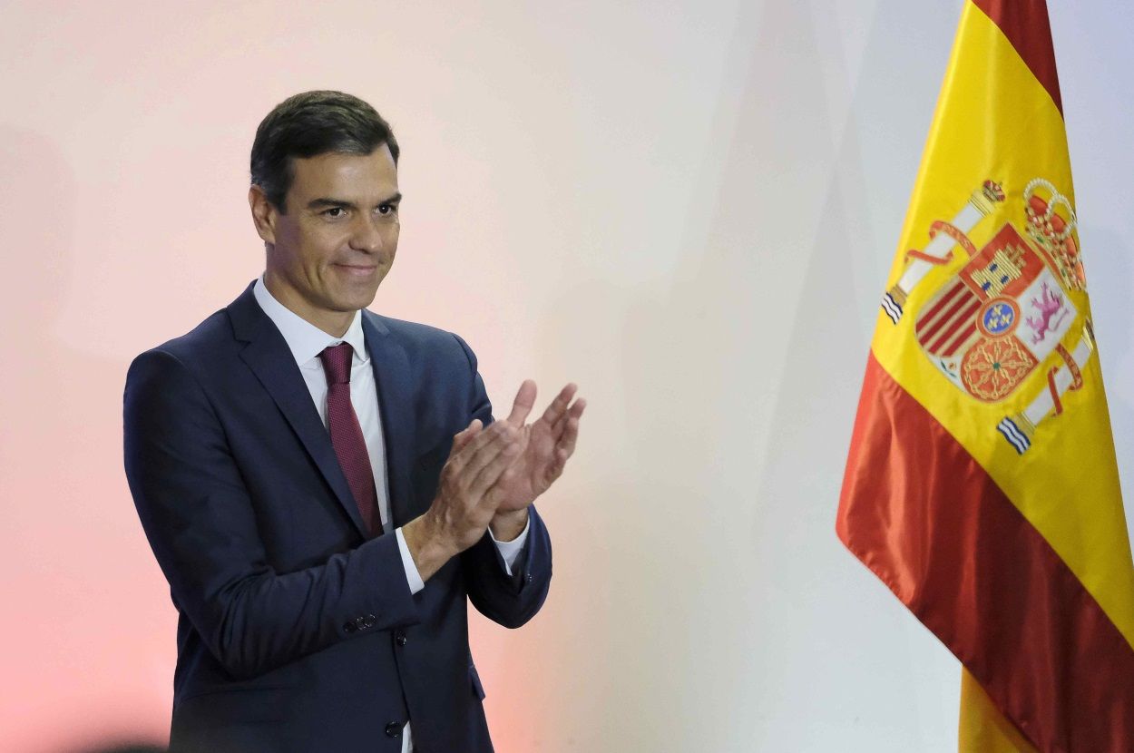 El presidente del Gobierno español, Pedro Sánchez