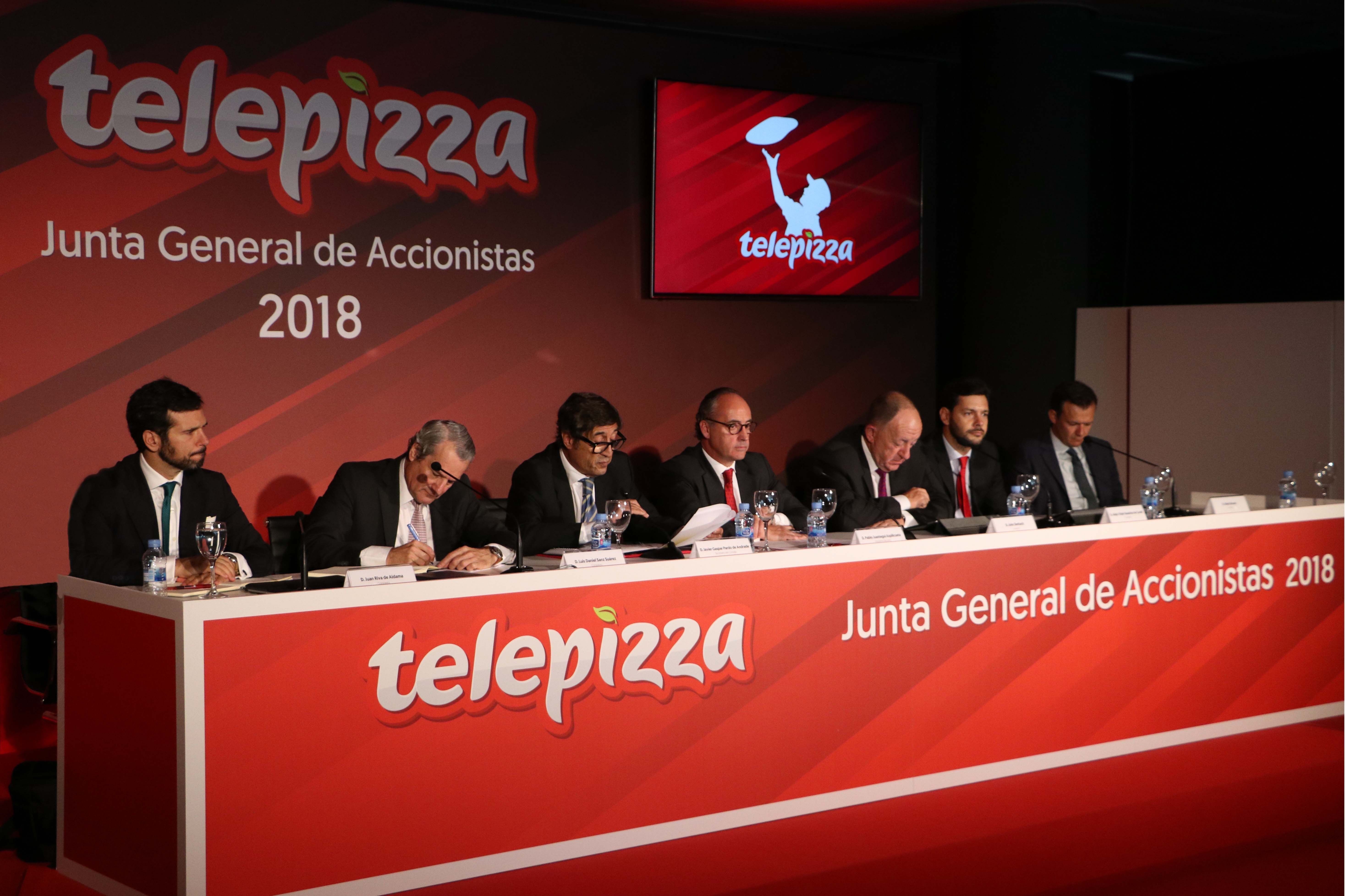 Junta general de accionistas de Telepizza - EP