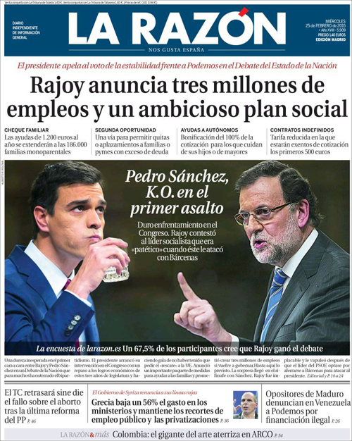 Marhuenda, háztelo mirar. ¿De verdad Rajoy dejó KO a Pedro Sánchez?