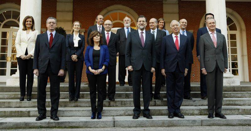 Primer Consejo de Ministros de Rajoy. Diciembre 2011