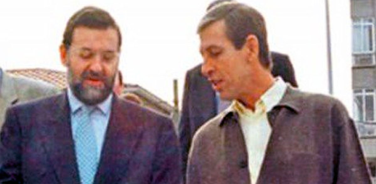 Mariano Rajoy junto a su amigo Ángel Piñeiro