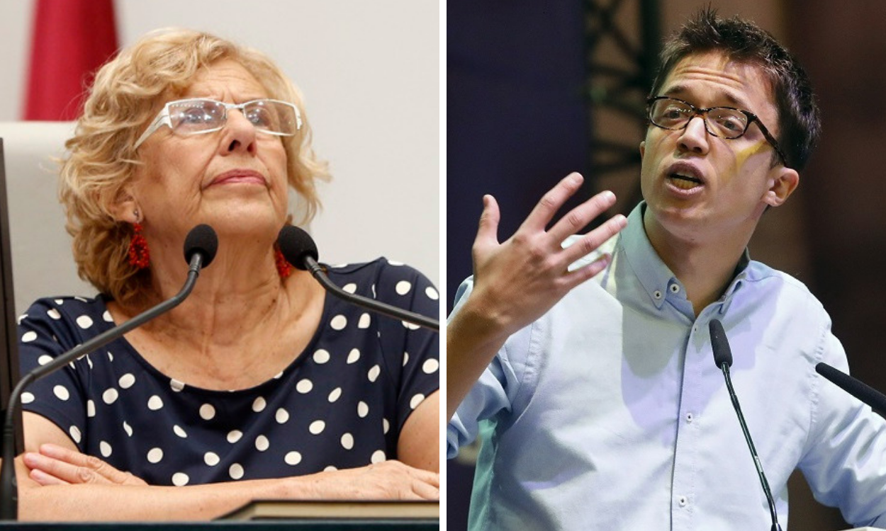 Fotomontaje de Manuela Carmena e Íñigo Errejón