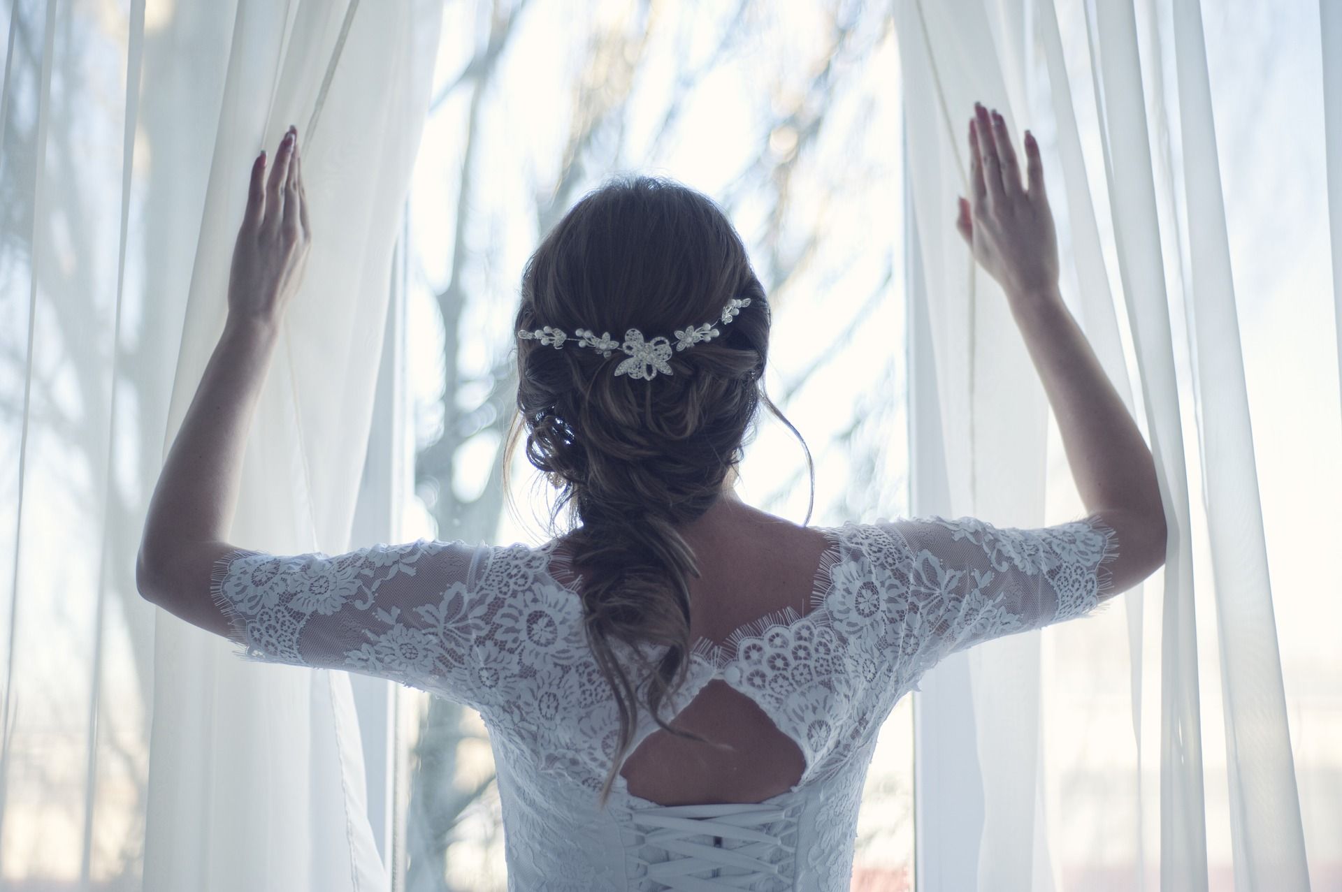 Una novia el día de su boda