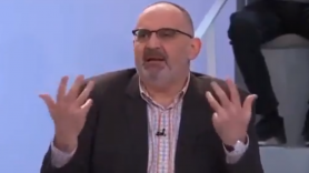 Antón Losada durante su participación en un programa de TV3, 