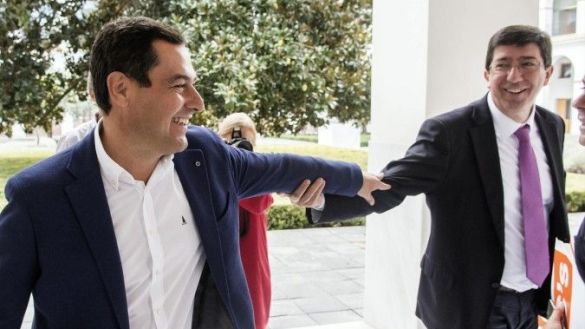 Juan Moreno Bonilla y Juan Marín. Juan Moreno Bonilla y Juan Marín.