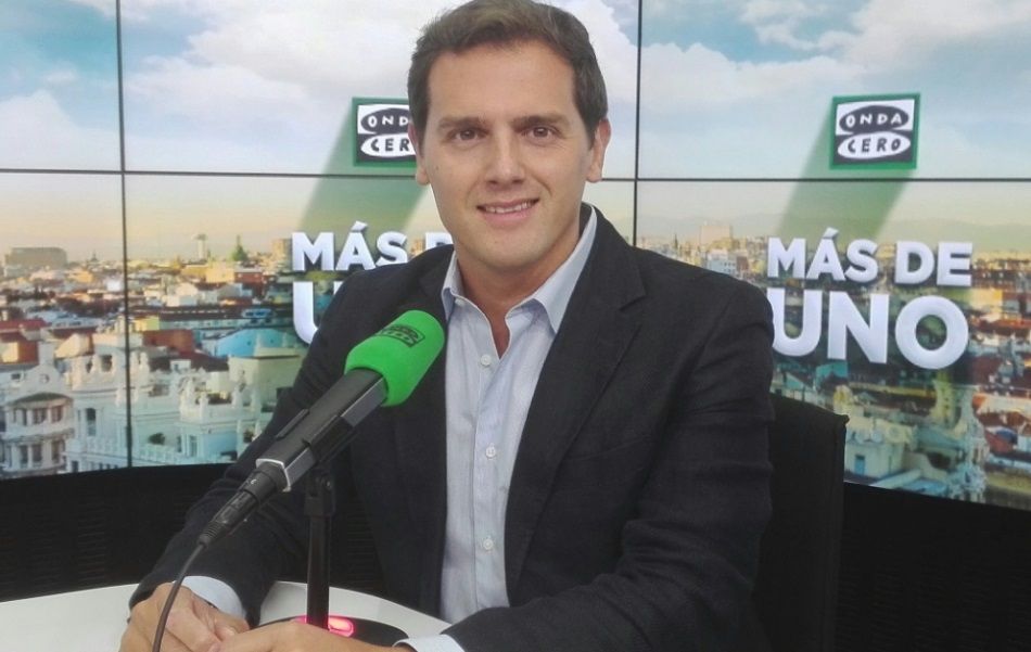 El presidente de Ciudadanos, Albert Rivera. Twitter Onda Cero