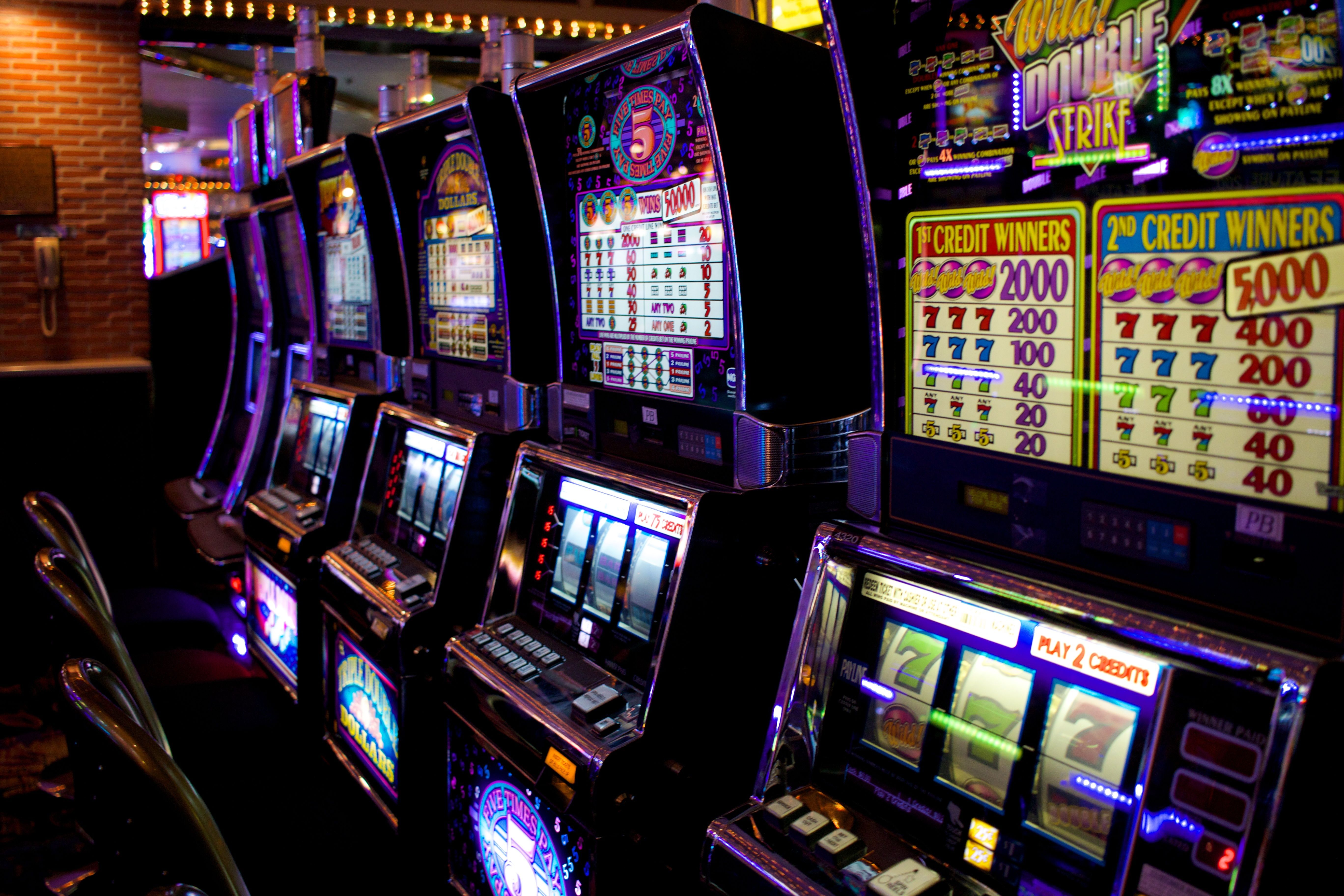Máquinas en un Casino