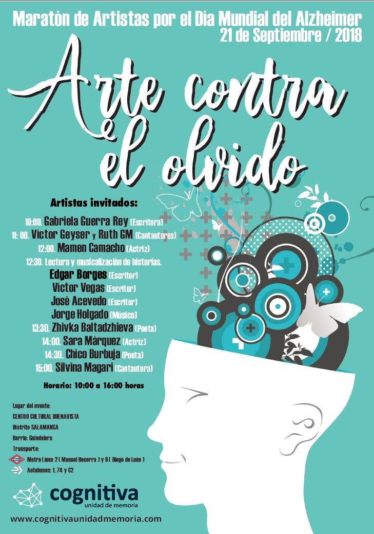 Cartel Arte contra el olvido. Cartel Arte contra el olvido.