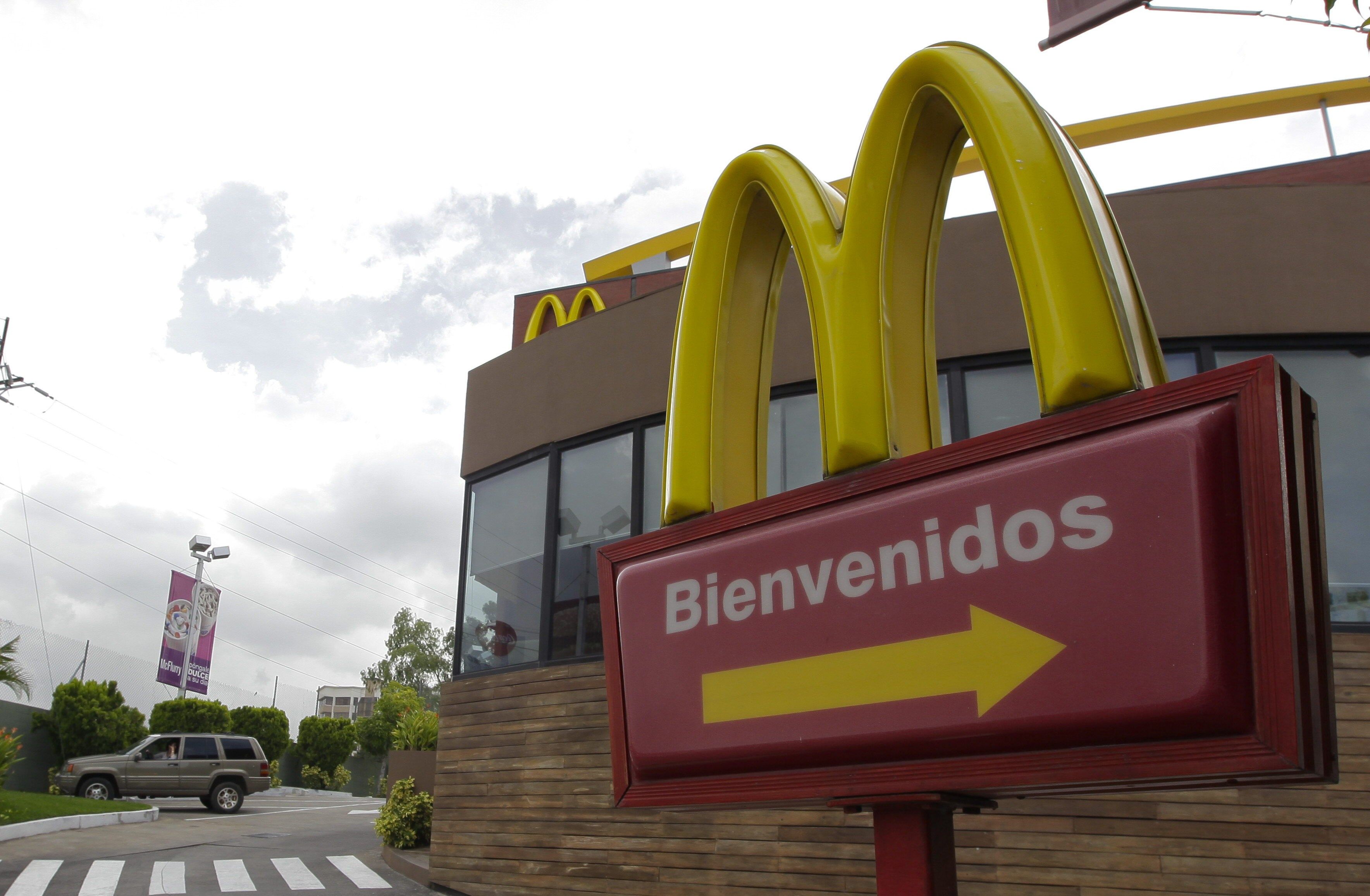 Señal de entrada a un restaurante McDonald's - EFE /Archivo