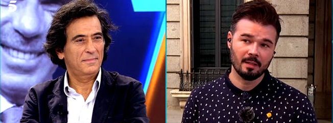 Arcadi Espada y Gabriel Rufián en 'El Programa de Ana Rosa'