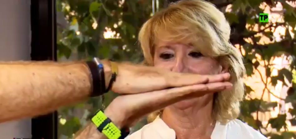 La expresidenta de la Comunidad de Madrid Esperanza Aguirre