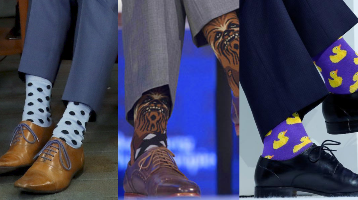 Calcetines que ha lucido Justin Trudeau