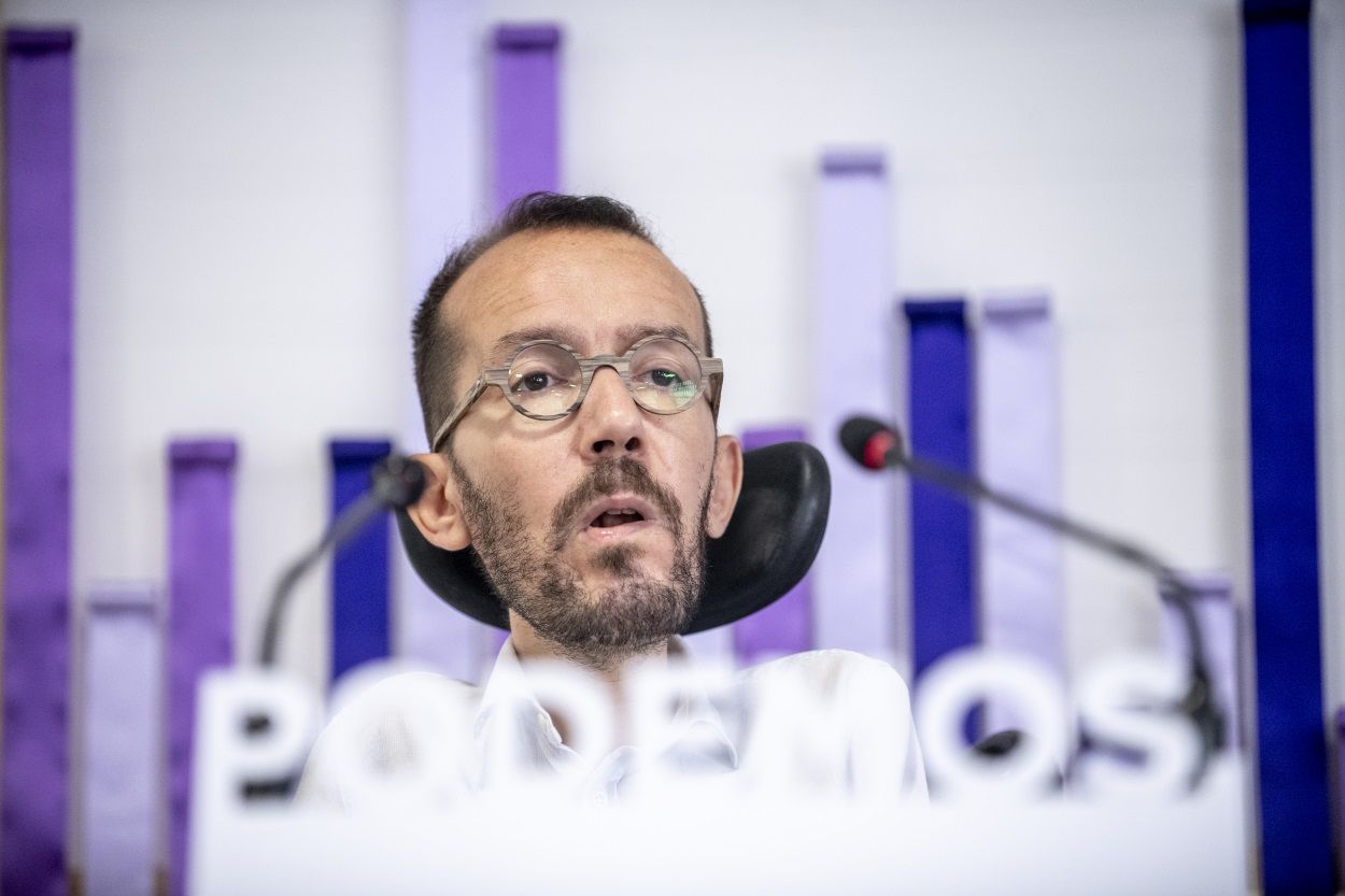 El secretario de Organización de Podemos, Pablo Echenique