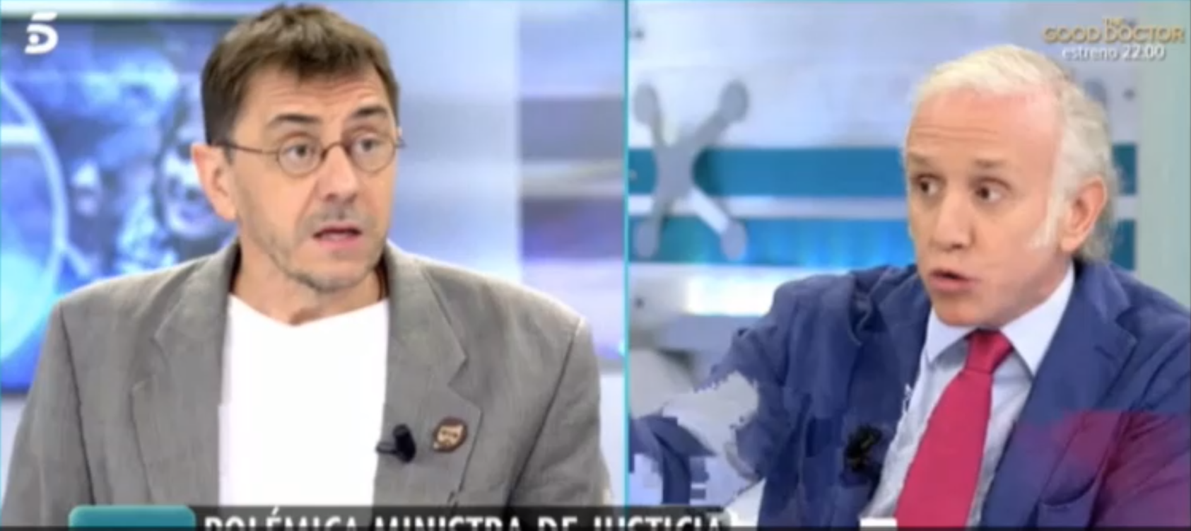 Eduardo Inda y Juan Carlos Monedero