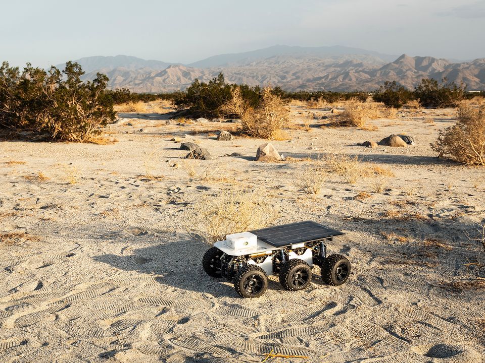 Shyboot en el desierto de California. Foto:Desert X