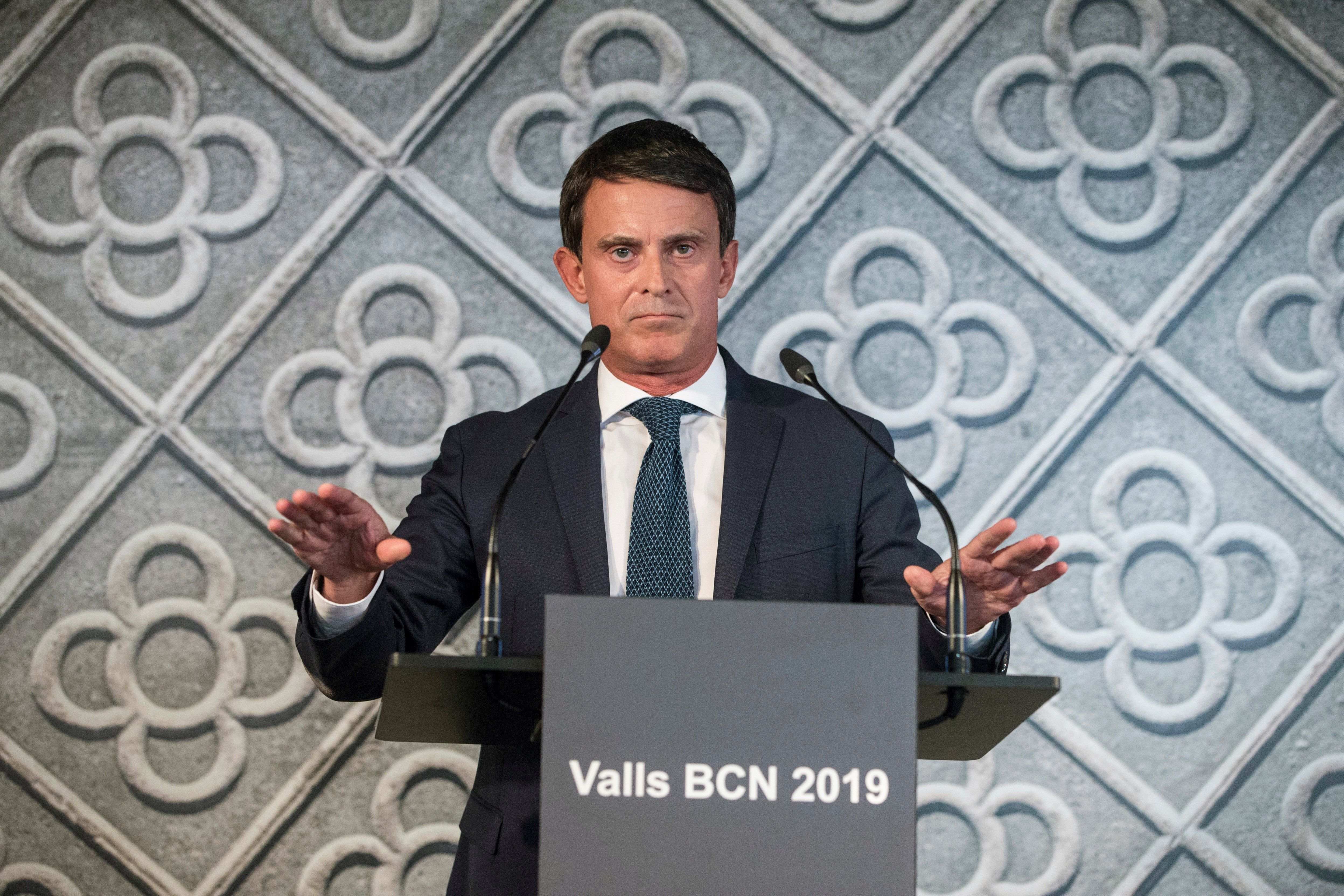 Manuel Valls en un acto en el Centro de Cultura Contemporánea de Barcelona. EFE