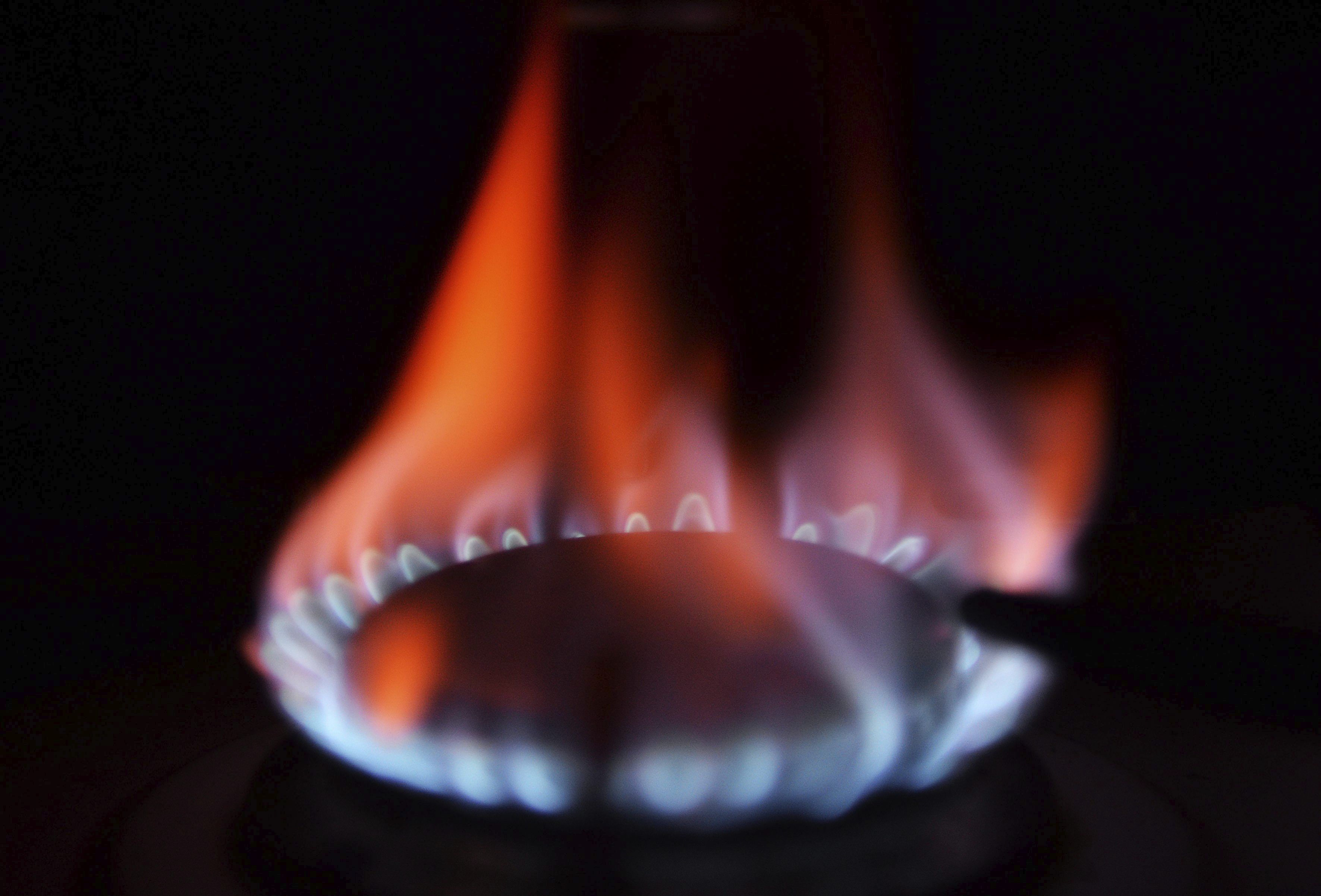 Una llama de un fogón con gas. EFE/Archivo