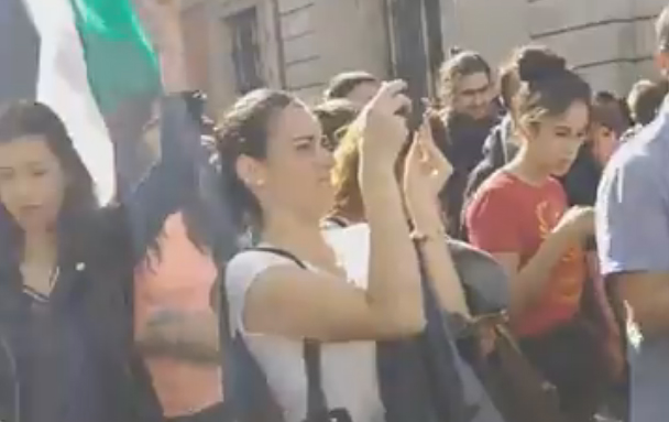 La manifestación de estudiantes en Madrid
