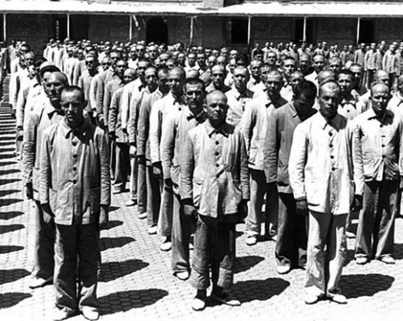 Presos en campos de concentración en Andalucía.