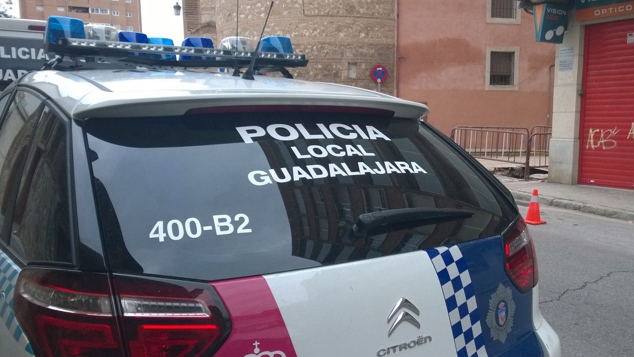 Imagen de un vehículo policial.