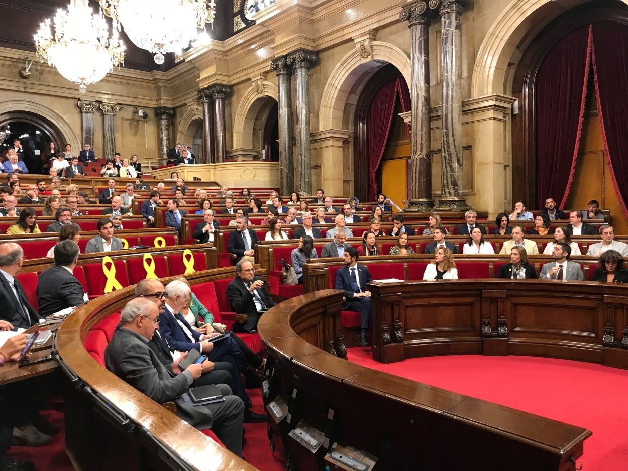 Imagen de archivo del Parlament de Cataluña. Fuente: Europa Press.