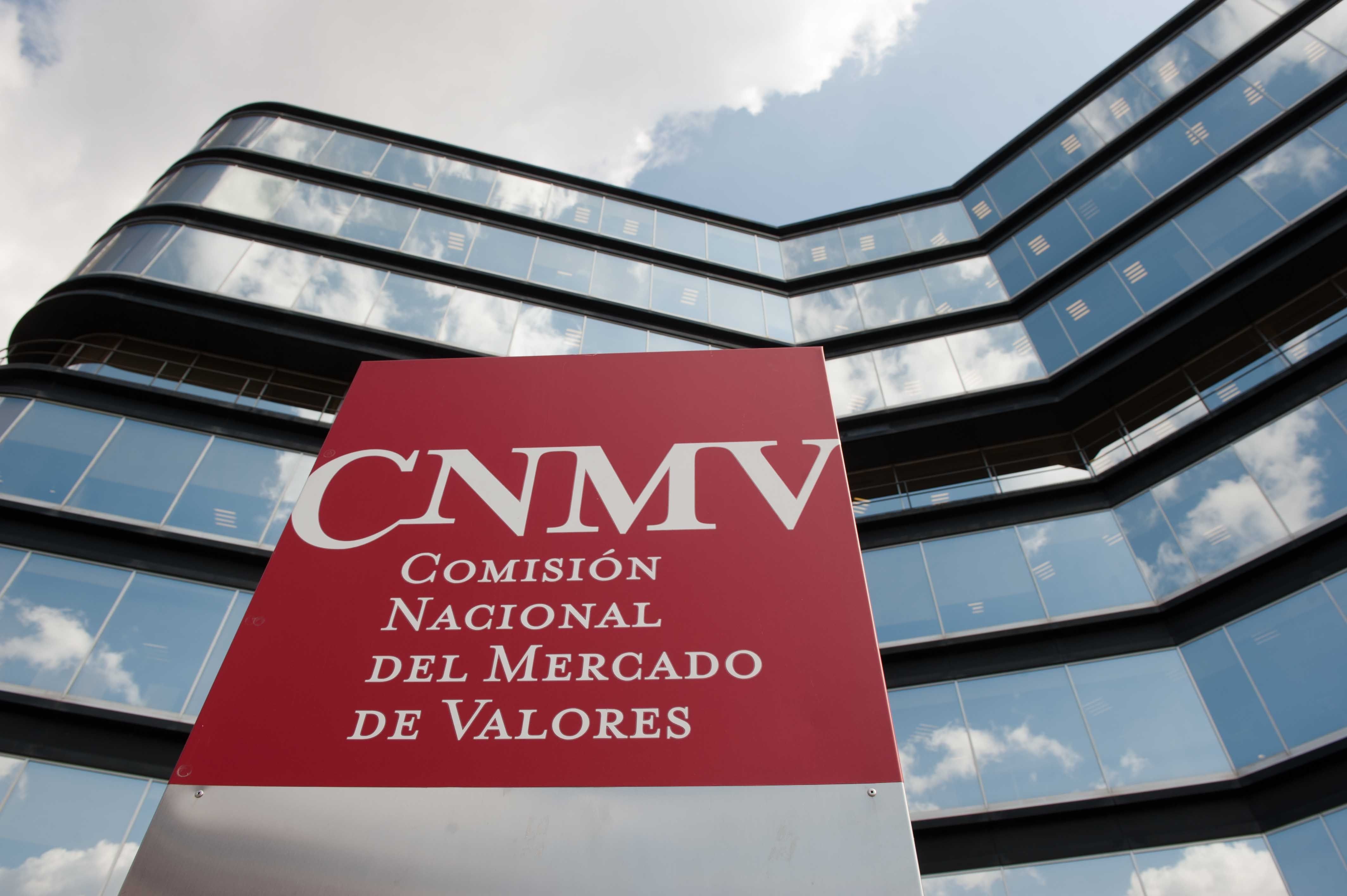 Exterior de la sede de la Comisión Nacional del Mercado de Valores