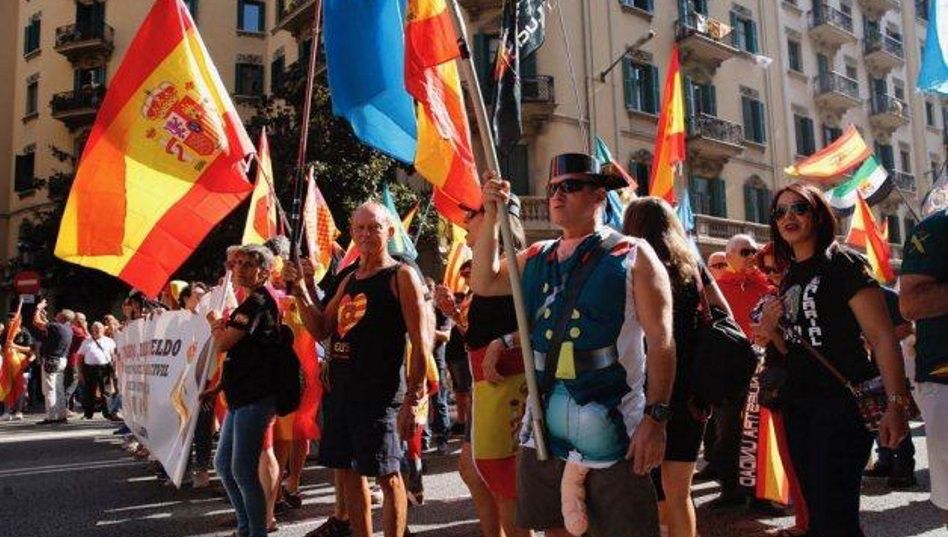 Imagen de la manifestación de Jusapol en Barcelona, el 29 de septiembre