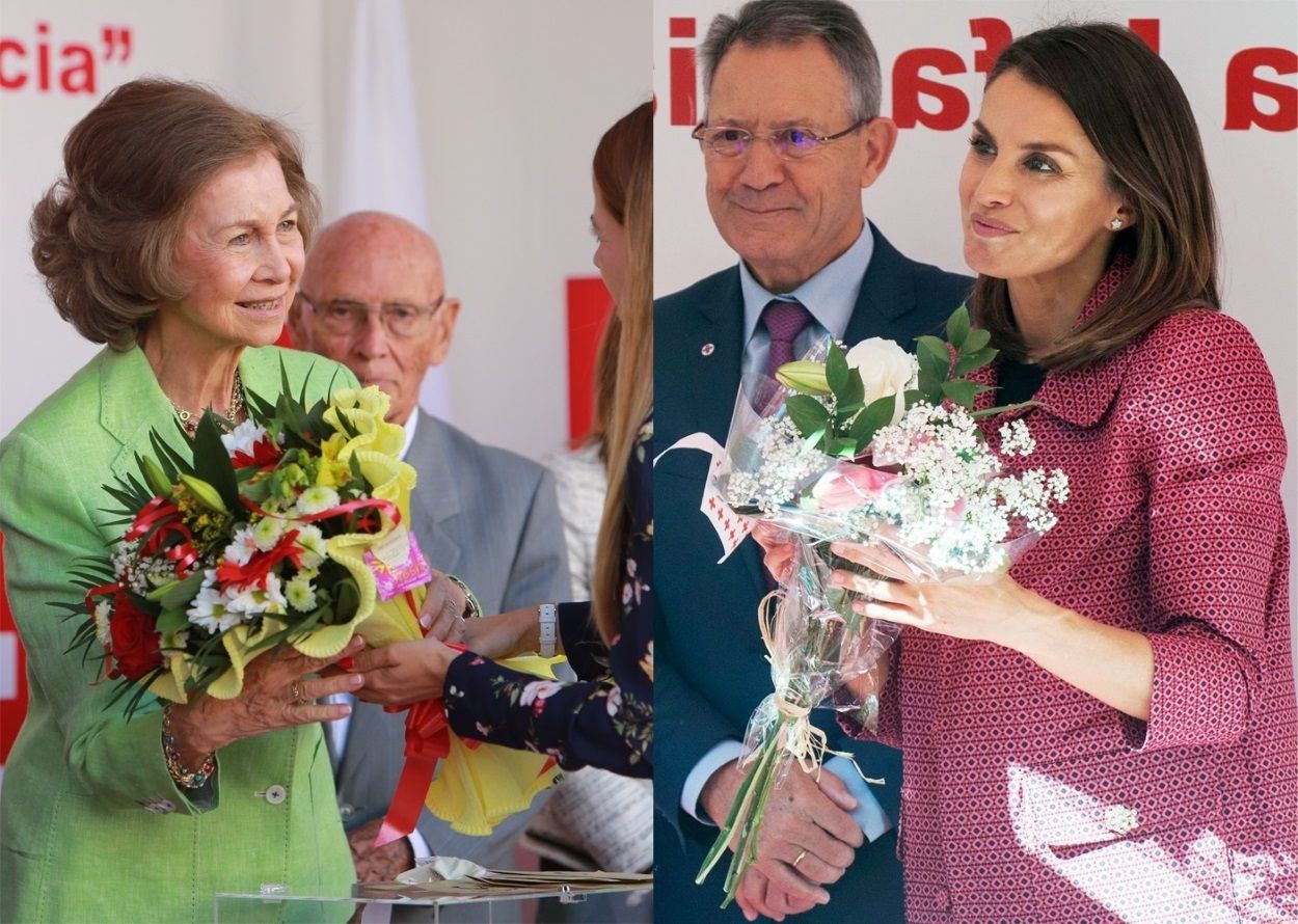 La Reina Letizia y Doña Sofía celebran el'Día de la Banderita de Cruz Roja. EP
