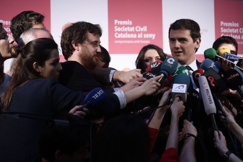 El presidente de Ciudadanos, Albert Rivera. Fuente: Ciudadanos