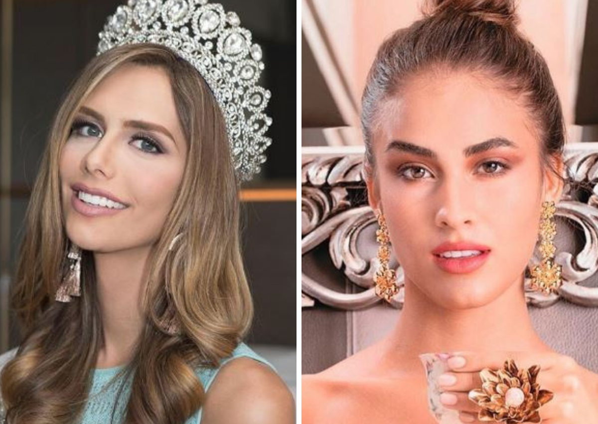 La modelo española, Ángela Ponce y la colombiana, Valeria Morales