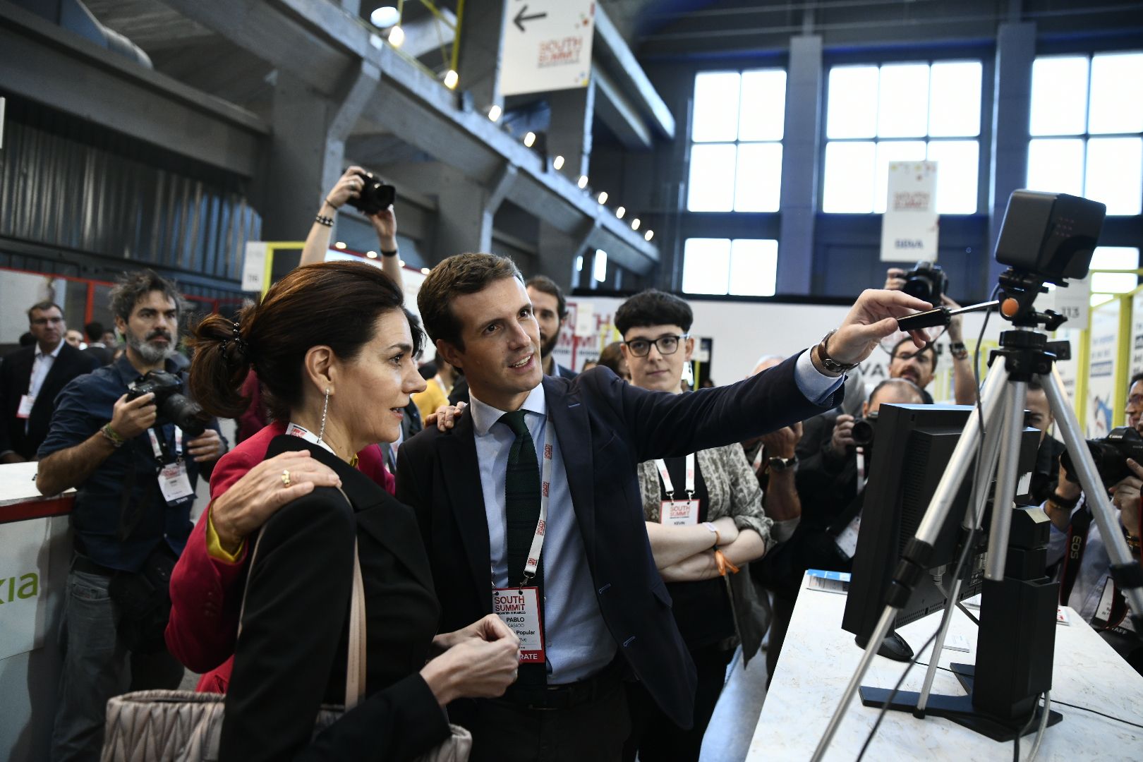 EuropaPress 1732813 El presidente del PP Pablo Casado visita el South Summit 2018 en Madrid