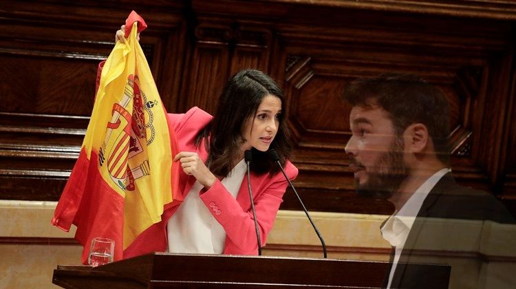 Montaje de Inés Arrimadas  Gabriel Rufián.