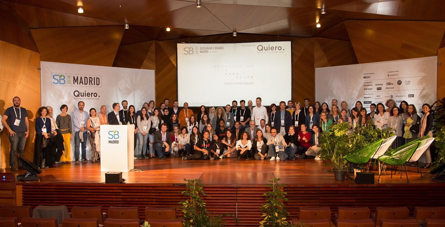 Jornada de clausura de Sustainable Brands Madrid 2018, evento centrado en la sostenibilidad y la empresa.