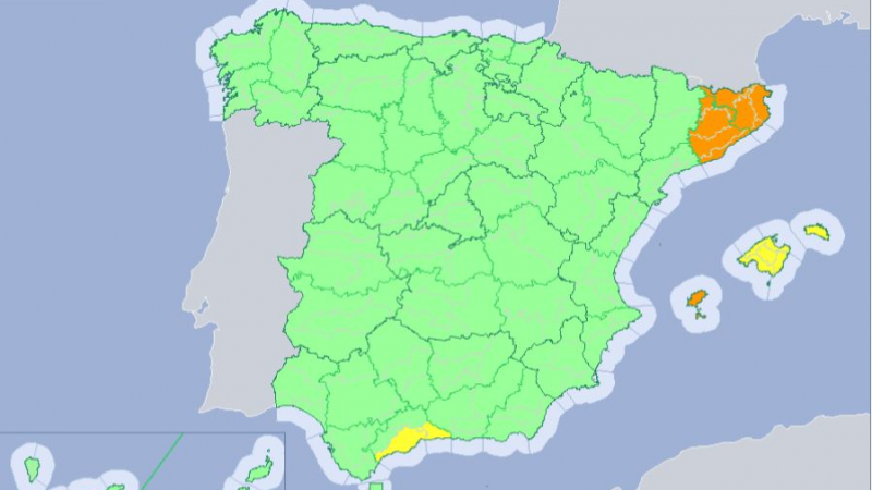 Mapa del miércoles 10 de octubre Mapa del miércoles 10 de octubre