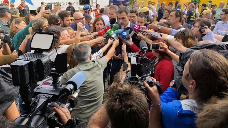 Sánchez dice que este jueves un Consejo de Ministros tramitará la declaración de catalogación de zona catastrófica. Europa Press Sánchez dice que este jueves un Consejo de Ministros tramitará la declaración de catalogación de zona catastrófica. Europa Press