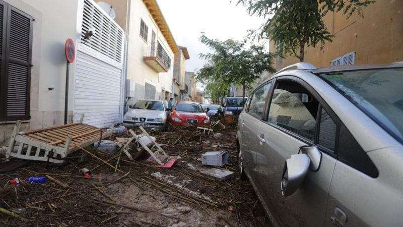 imagenes de coches destrozados en sant llorenc mallorca tras las intensas lluvias ep 4 800x450