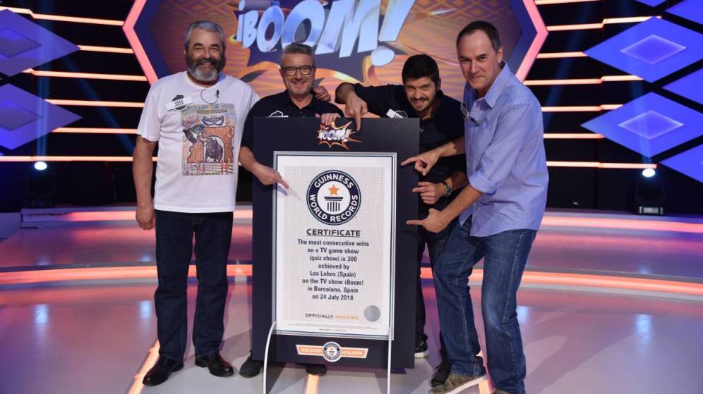 Los Lobos reciben el Premio Guiness de los Récord. ATRESMEDIA