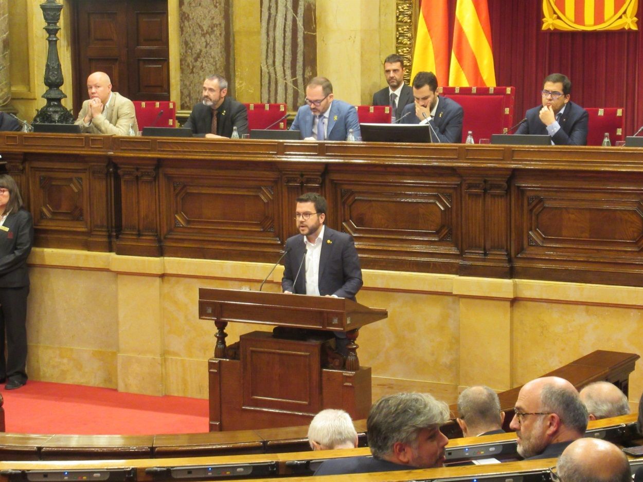 El vicepresident de la Generalitat, Pere Aragonès