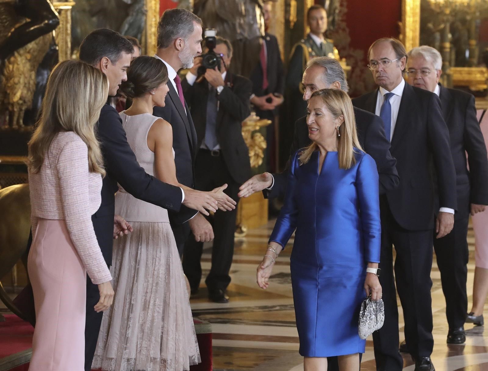 Recepción con motivo del día de la Fiesta Nacional. 