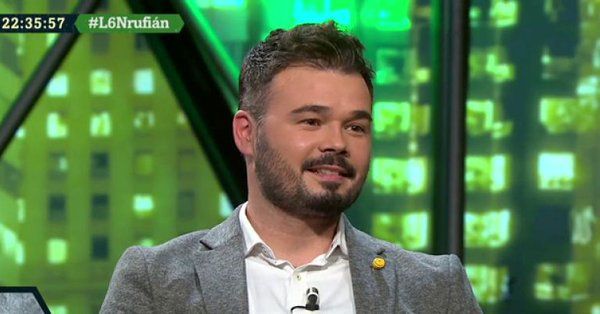 Gabriel Rufián en 'La Sexta Noche'