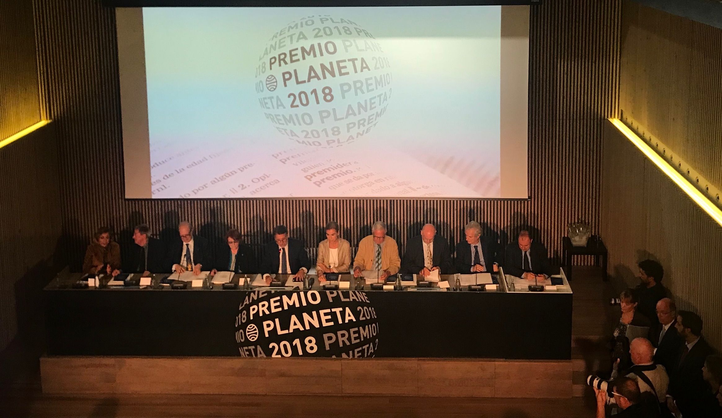 Rueda de prensa con motivo de la LXVII edición de los Premios Planeta, que se fallan este lunes en Barcelona