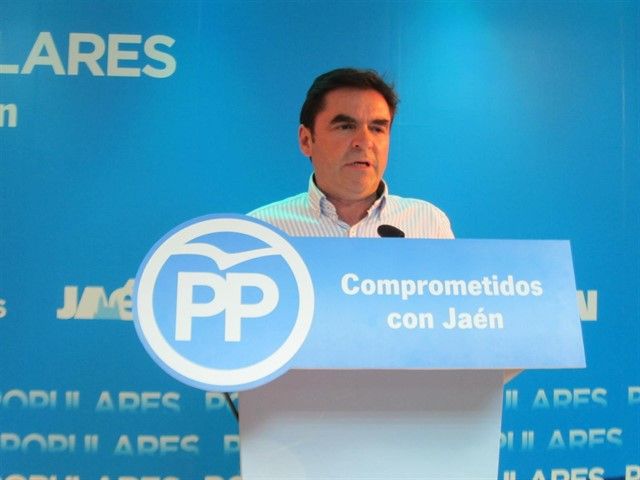 Miguel Moreno, en un acto del PP de Jaén.