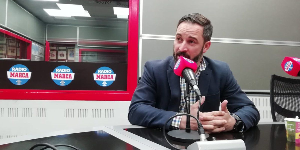 Santiago Abascal en Radio MARCA. Twitter: @RadioMARCA