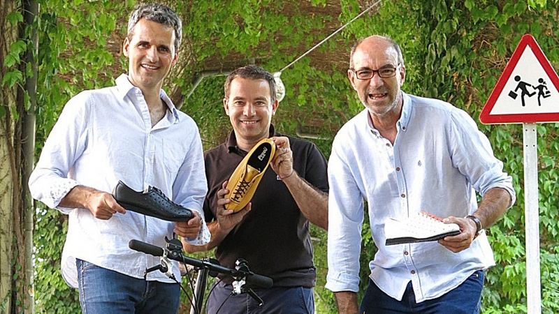 Joan Bonmatí, en el centro, junto con Esteve (izda.) y Ribó, sus otro dos socios en Prooü.