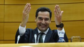 El presidente del PP-A, Juanma Moreno, en una sesión del Senado. EFE/ARCHIVO