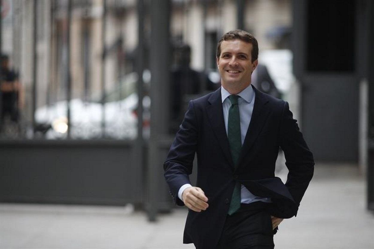 Pablo Casado cree que los presupuestos de Pedro Sánchez son suicidas. Europa Press